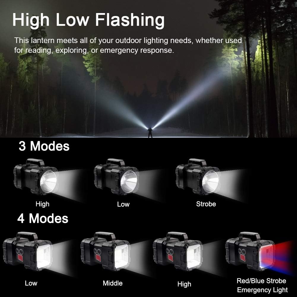 alpswolf rechargeable flashlight AlpsWolf Rechargeable Flashlight, 10000 Capacity 1200LM 20h Ultra-Long