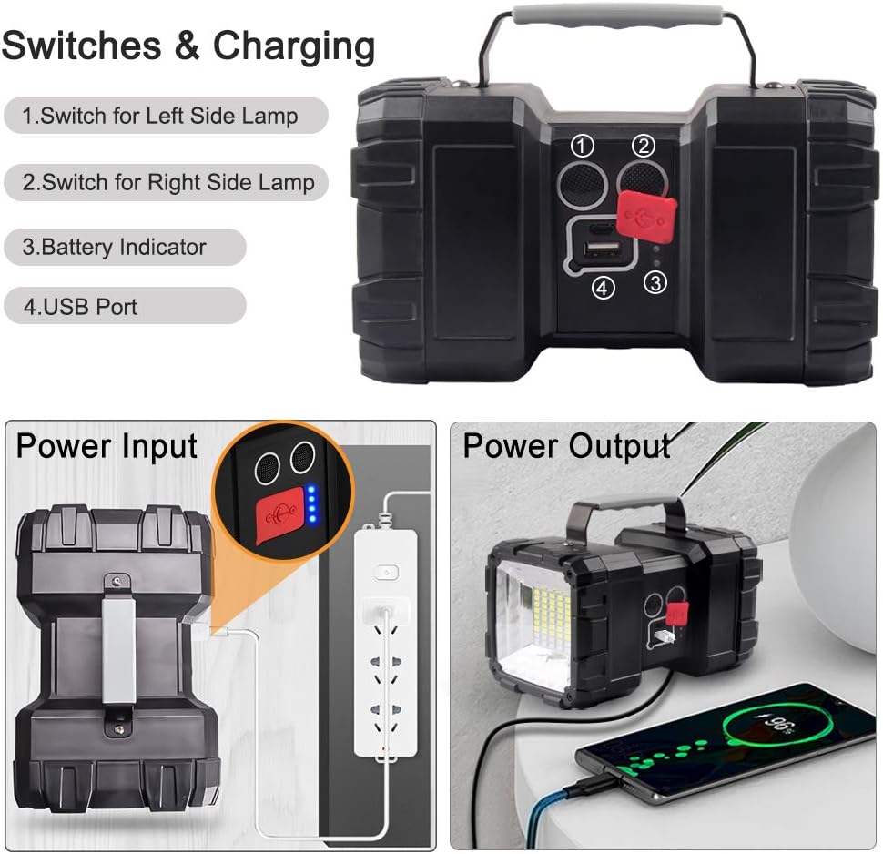 alpswolf rechargeable flashlight manual AlpsWolf Rechargeable Flashlight, 10000 Capacity 1200LM 20h Ultra-Long